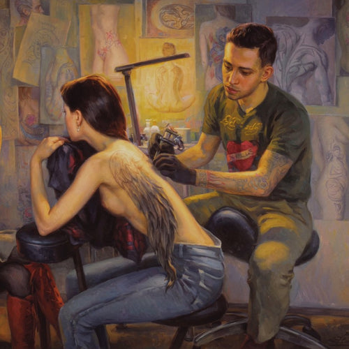 “City of Angels” by Serguei Zlenko, Oil on Canvas