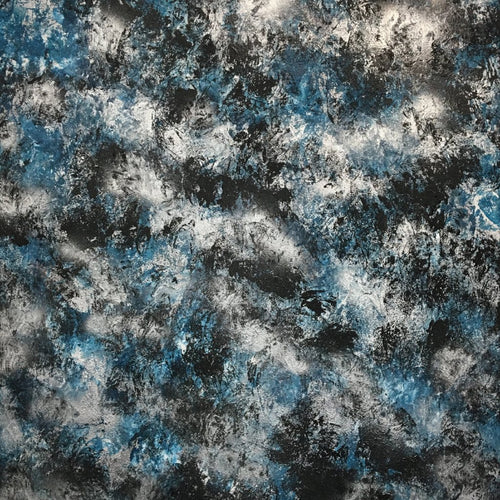 Silver Touch By Anni Jensen,  Acrylic & Spray-Paint On Canvas