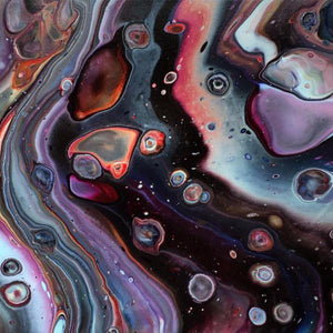 Stellar Dream By Sabine Schlindwein, Acrylic On Canvas
