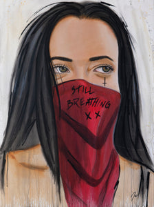 “Still Breathing” By Nic Brunson, Acrylic on Canvas