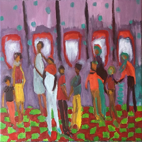 Subway by Nanok, Oil on Canvas