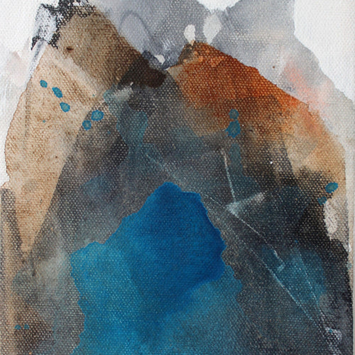 The Consequence of Waiting By Ellen Sherman, Acrylic and Watercolor on Canvas