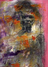 Gina by Cliff Warner, Acrylic and Charcoal on Canvas