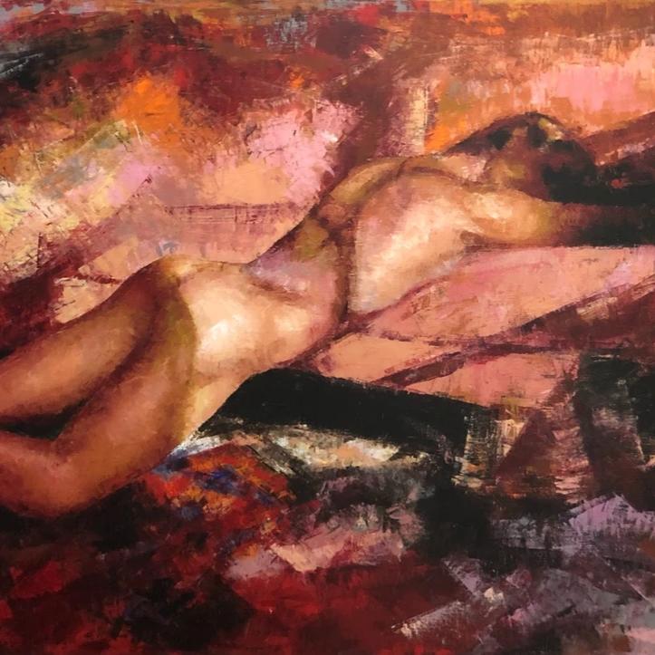 Hot Afternoon by Vera Kober, Acrylic on Canvas