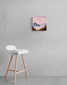 "Morning Mountain Mist" by Joshua Adams, Acrylic on Canvas